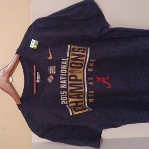 Nike Alabama 2015 National Champions t-shirt Athletic cut men’s size large